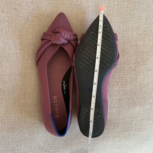NWOB Rothy’s The Knot Point in Mauve, size 7 - Picture 4 of 7